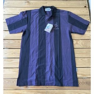 NWT Kuala Lumpur 98 Stripe Short Sleeve Polo Shirt